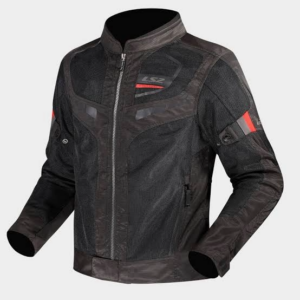 LS2 Garda Air Negro/Rojo